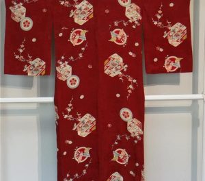 Japanese Vintage Silk Kimono
