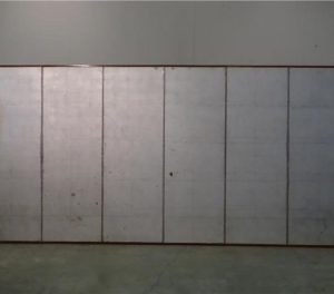 Antique Japanese Silver Leaf Screen ON HOLD FOR GEORGIE H