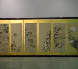 Japanese Rimpa School Screen