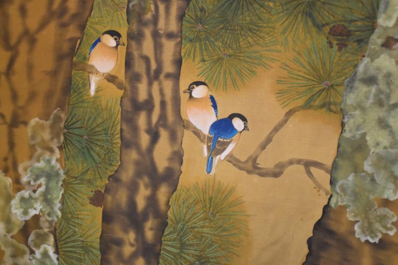 Taisho Period set of four Fusuma Doors - Image 3