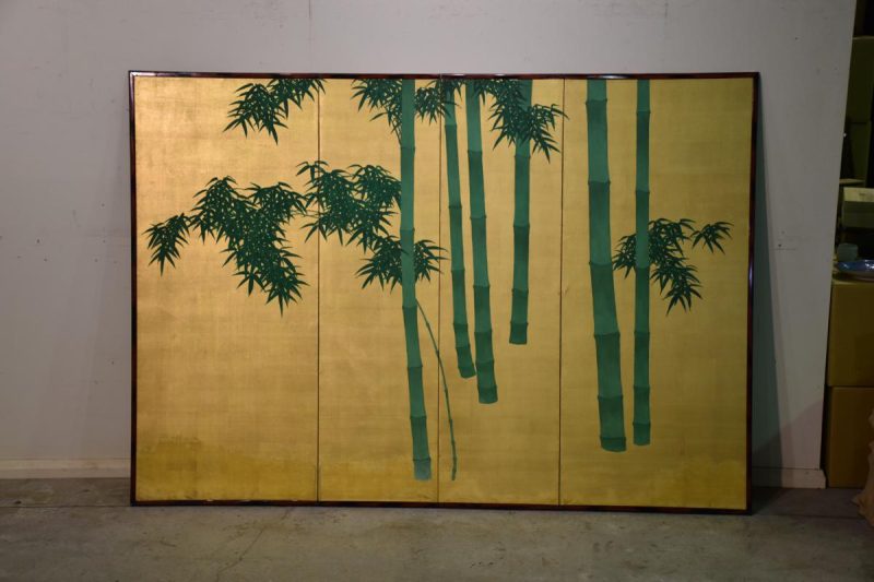 Bamboo on Gold & Tiger on Silver Screen - Image 14