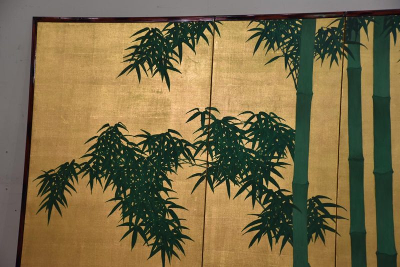 Bamboo on Gold & Tiger on Silver Screen - Image 12