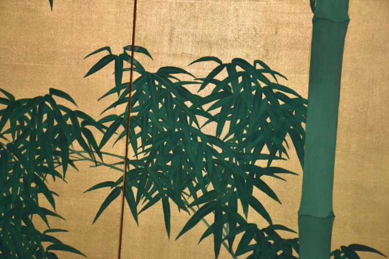 Bamboo on Gold & Tiger on Silver Screen - Image 11