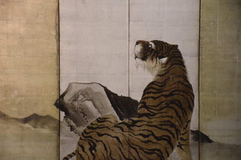 Bamboo on Gold & Tiger on Silver Screen - Image 7