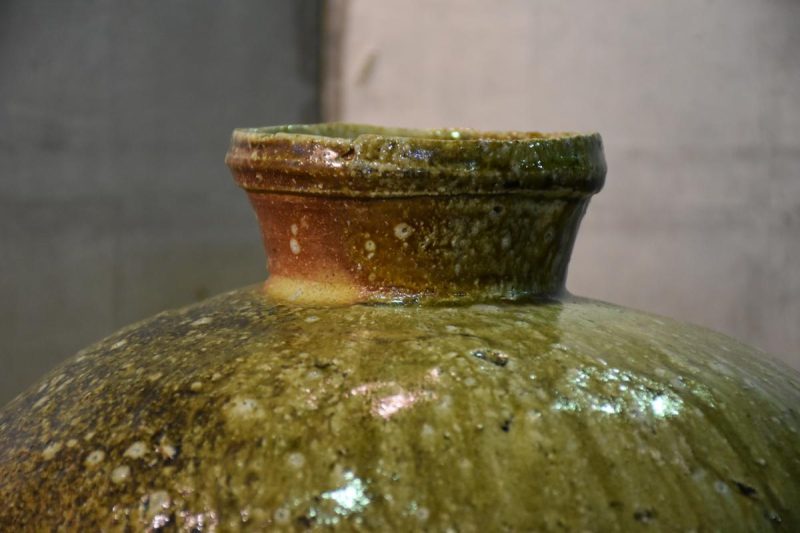 Japanese contemporary tsubo shigaraki vessel - Image 7