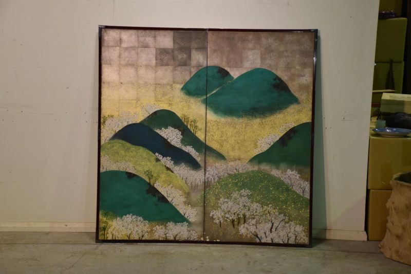 Taisho/Showa Hill of Kyoto Scroll