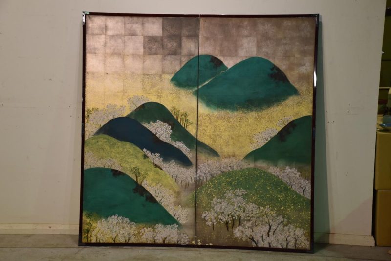 Taisho/Showa Hill of Kyoto Scroll - Image 9