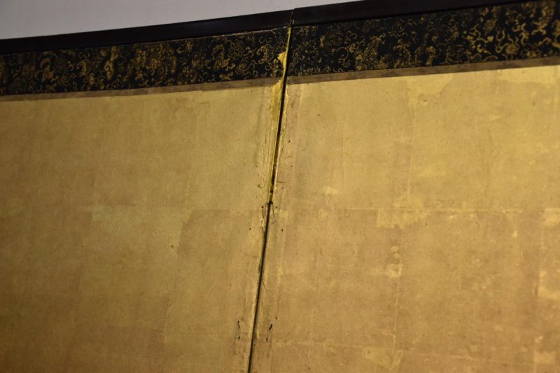 Japanese Kano School Meiji Period screen - Image 10