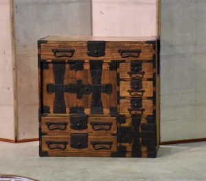 Edo Period Choba Dansu Merchants Chest