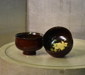 Pair of Japanese Lacquered Bowls
