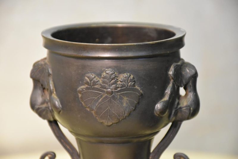 Mini  Usubata Bronze Vase - Image 6