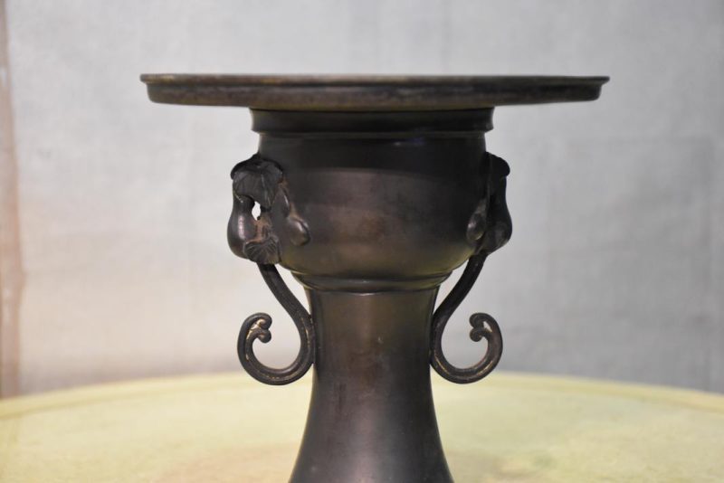 Mini  Usubata Bronze Vase - Image 2