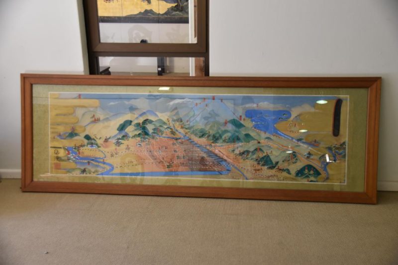 Framed Map of Kyoto - Image 11
