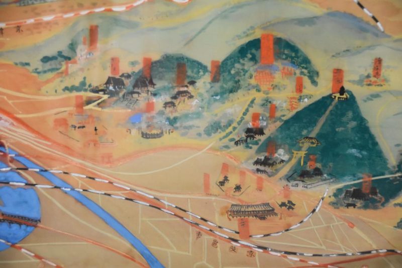 Framed Map of Kyoto - Image 5