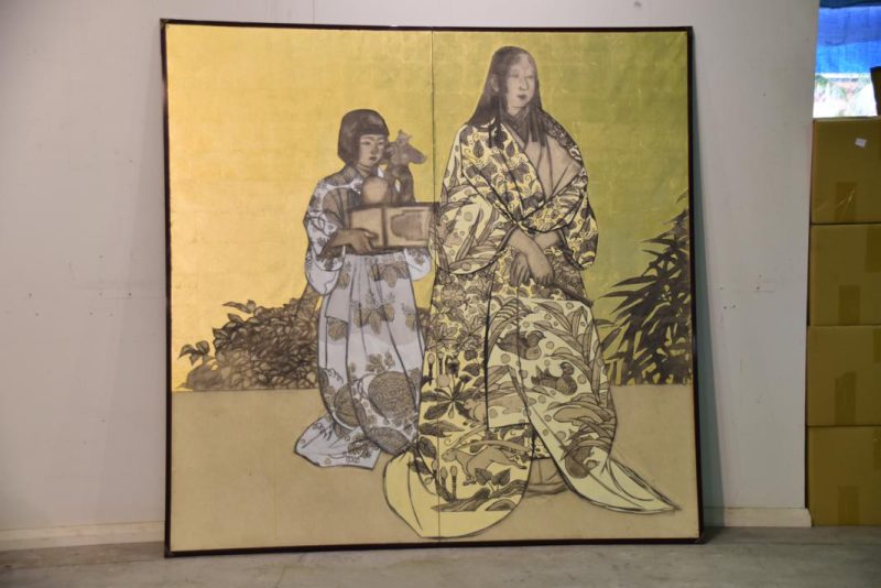 Japanese Mid 20th Century Screen - Image 9