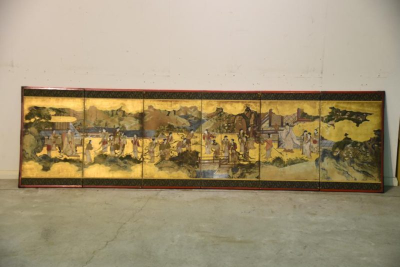 18th Century Japanese Kano School Screen - Image 15