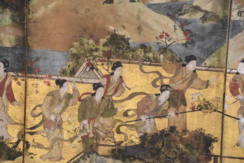 18th Century Japanese Kano School Screen - Image 7