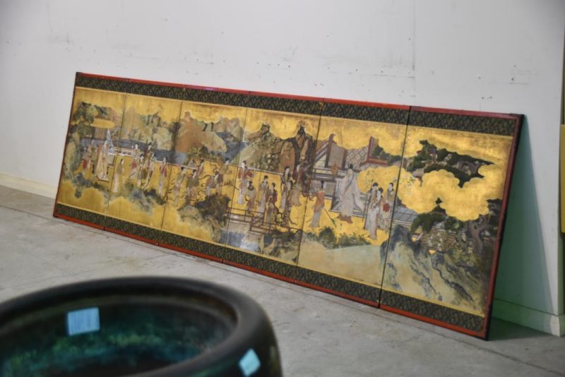 18th Century Japanese Kano School Screen - Image 5