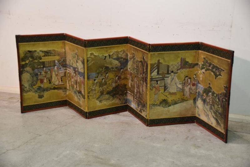 18th Century Japanese Kano School Screen - Image 3