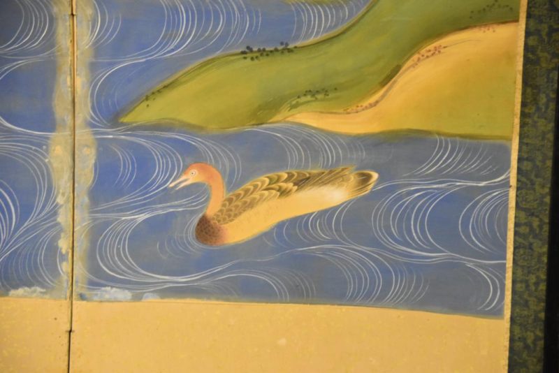Japanese Plum, Pine and Bamboo Screen - Image 6