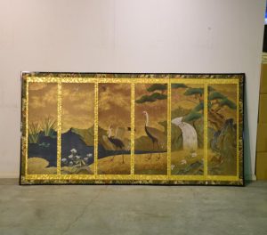 Japanese Kano School Folding Screen