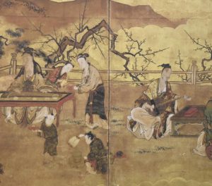 Japanese Kano School Edo Period Screen