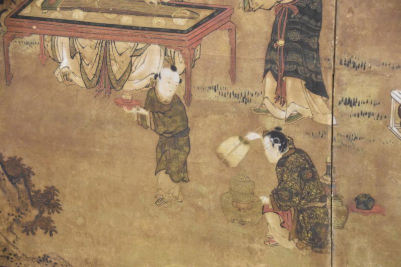 Japanese Kano School Edo Period Screen - Image 4