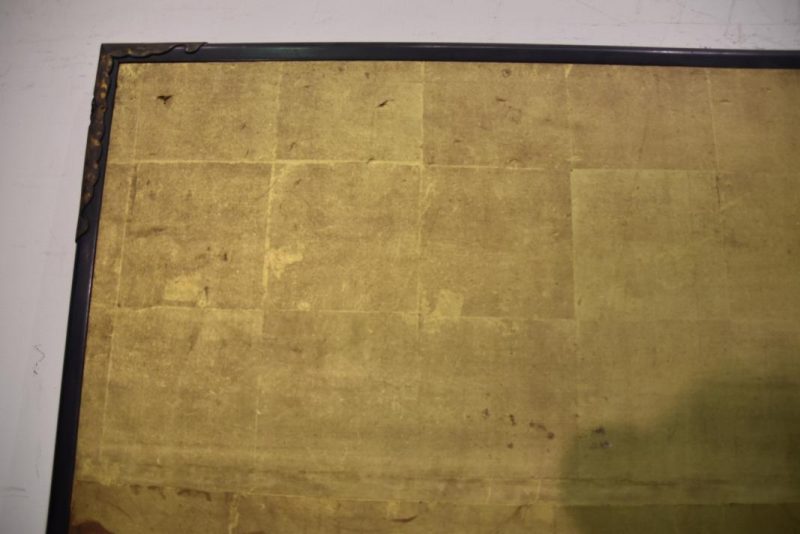 Japanese Kano School Edo Period Screen - Image 12