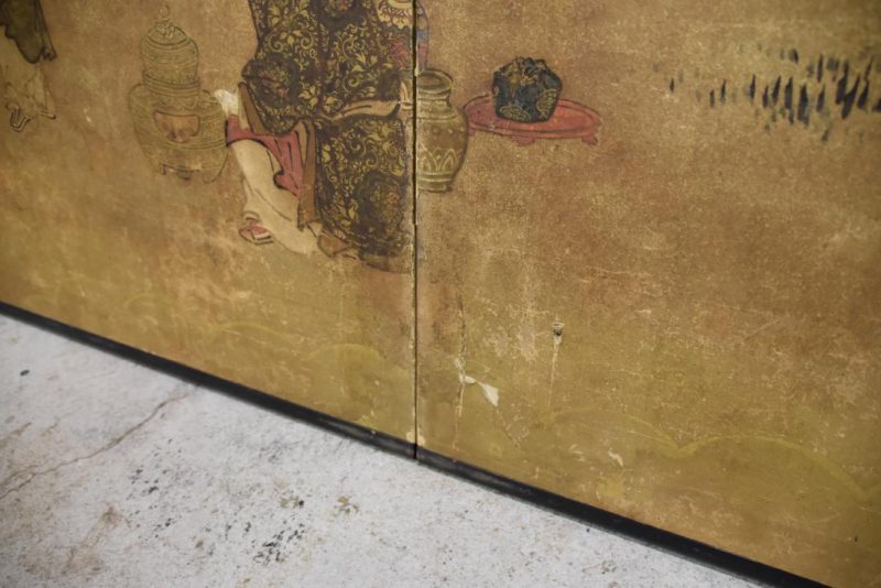 Japanese Kano School Edo Period Screen - Image 11