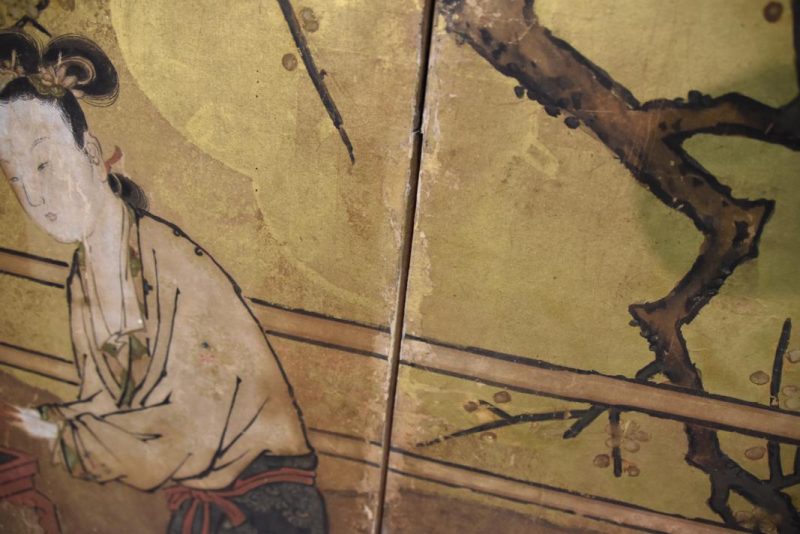 Japanese Kano School Edo Period Screen - Image 9