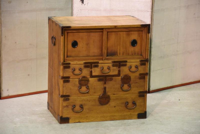 Meiji Period Choba Dansu (Merchant Chest) - Image 9