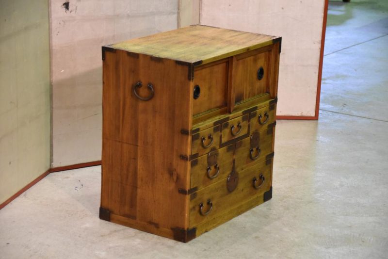 Meiji Period Choba Dansu (Merchant Chest) - Image 8