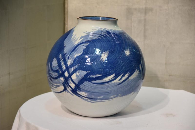 Japanese Modern Ceramic Vase - Image 2