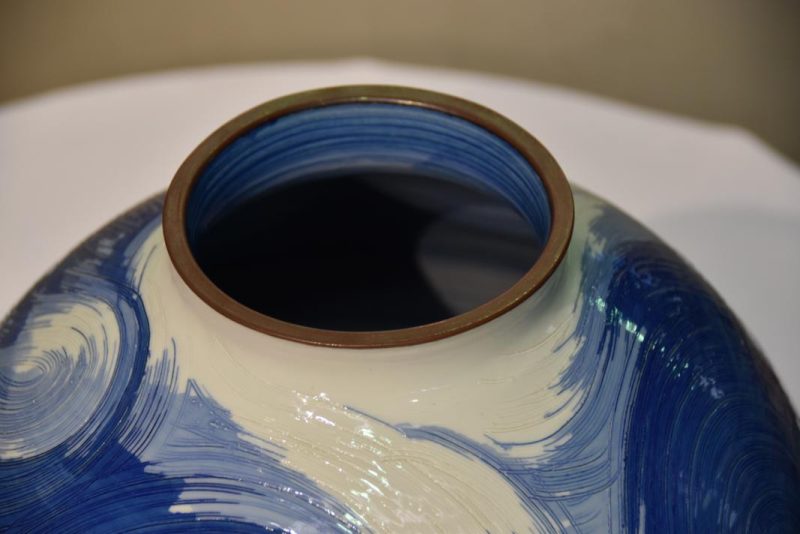 Japanese Modern Ceramic Vase - Image 4