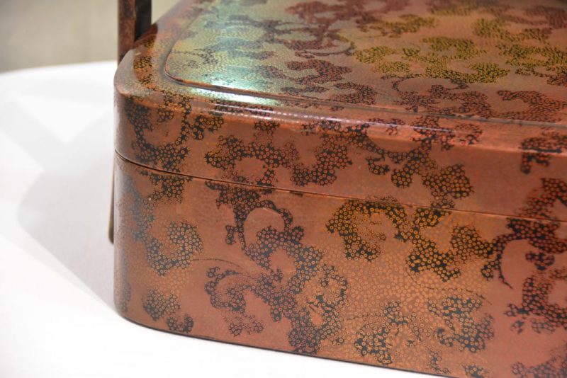 Japanese Wakasa Lacquer Lidded Box - Image 6