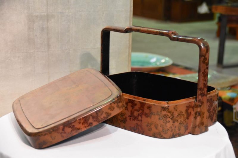 Japanese Wakasa Lacquer Lidded Box - Image 5