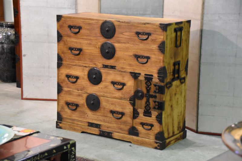 Japanese Antique Clothing Chest - Image 2