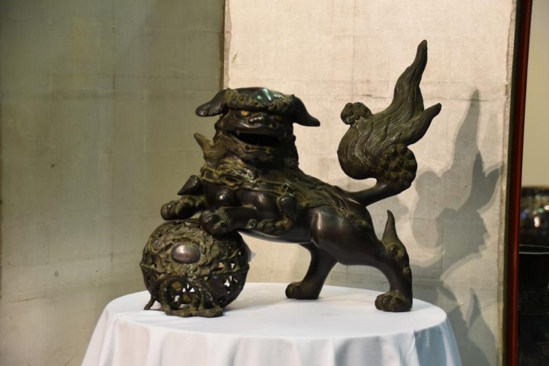 Japanese Bronze Shi Shi