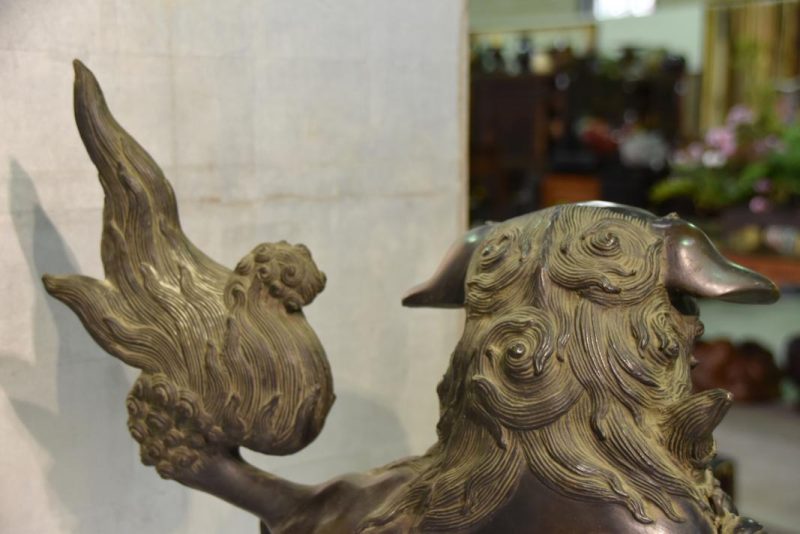 Japanese Bronze Shi Shi - Image 7