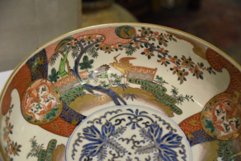 Japanese Colored Imari Bowl - Image 10