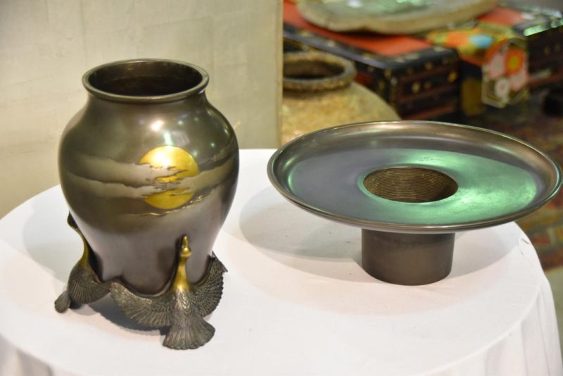 Japanese Bronze Usubata Vase - Image 6