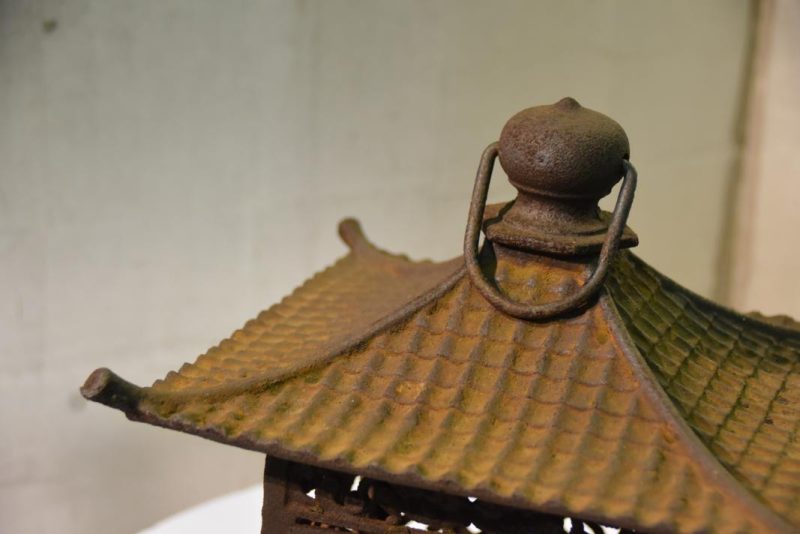 Japanese Cast Iron Hanging Lantern - Image 9
