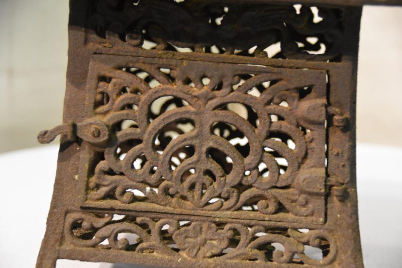 Japanese Cast Iron Hanging Lantern - Image 7
