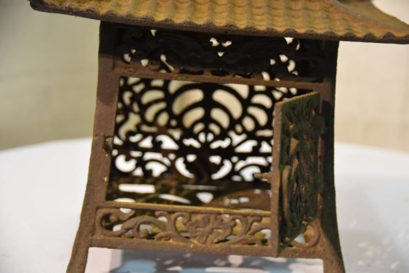 Japanese Cast Iron Hanging Lantern - Image 6