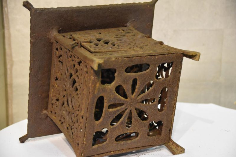 Japanese Cast Iron Hanging Lantern - Image 5