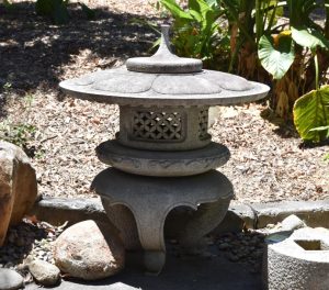Japanese Granite Snow Lantern