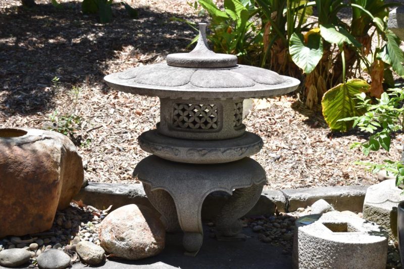 Japanese Granite Snow Lantern