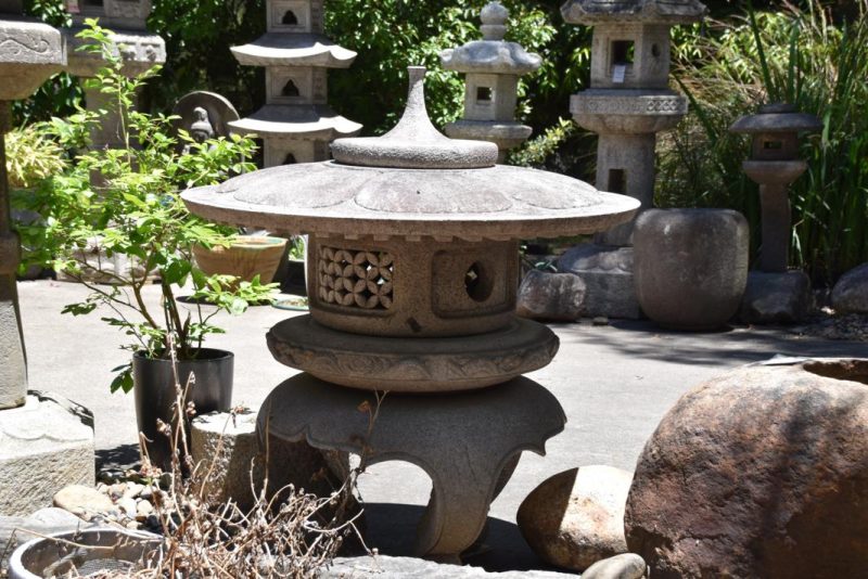 Japanese Granite Snow Lantern - Image 5