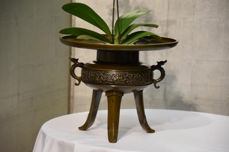 Bronze Flower Vase - Image 2