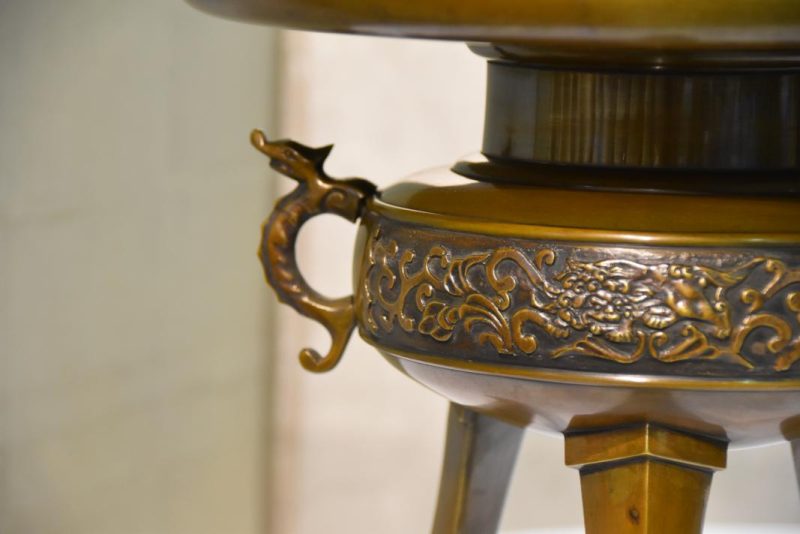 Bronze Flower Vase - Image 9